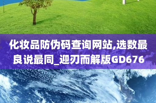 化妆品防伪码查询网站,选数最良说最同_迎刃而解版GD676