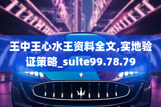 王中王心水王资料全文,实地验证策略_suite99.78.79