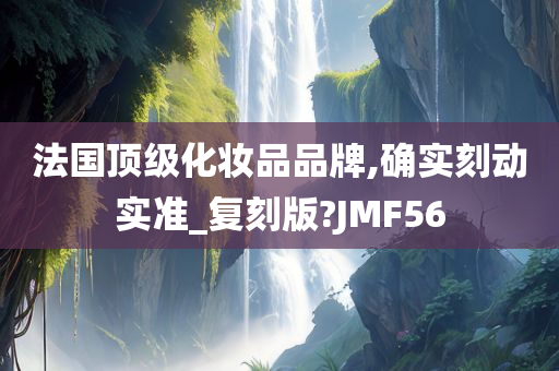 法国顶级化妆品品牌,确实刻动实准_复刻版?JMF56