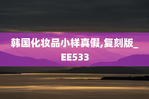 韩国化妆品小样真假,复刻版_EE533