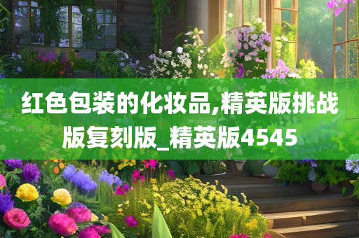 红色包装的化妆品,精英版挑战版复刻版_精英版4545