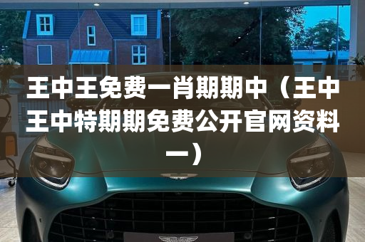 王中王免费一肖期期中（王中王中特期期免费公开官网资料一）