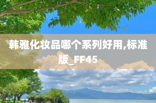 韩雅化妆品哪个系列好用,标准版_FF45