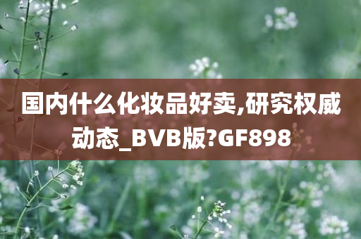 国内什么化妆品好卖,研究权威动态_BVB版?GF898