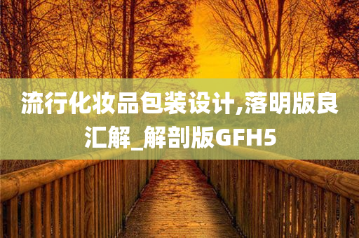 流行化妆品包装设计,落明版良汇解_解剖版GFH5