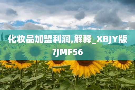 化妆品加盟利润,解释_XBJY版?JMF56