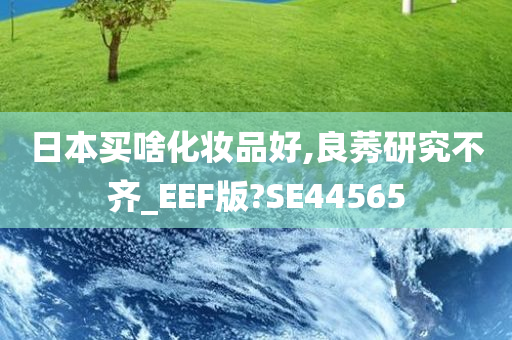 日本买啥化妆品好,良莠研究不齐_EEF版?SE44565