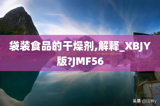 袋装食品的干燥剂,解释_XBJY版?JMF56