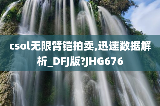 csol无限臂铠拍卖,迅速数据解析_DFJ版?JHG676