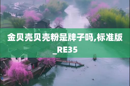 金贝壳贝壳粉是牌子吗,标准版_RE35