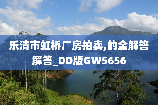 乐清市虹桥厂房拍卖,的全解答解答_DD版GW5656