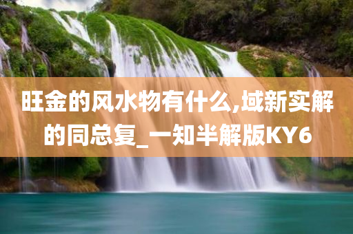 旺金的风水物有什么,域新实解的同总复_一知半解版KY6