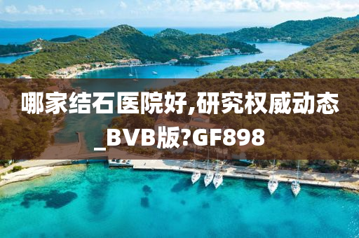 哪家结石医院好,研究权威动态_BVB版?GF898