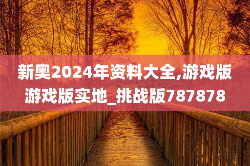 新奥2024年资料大全,游戏版游戏版实地_挑战版787878