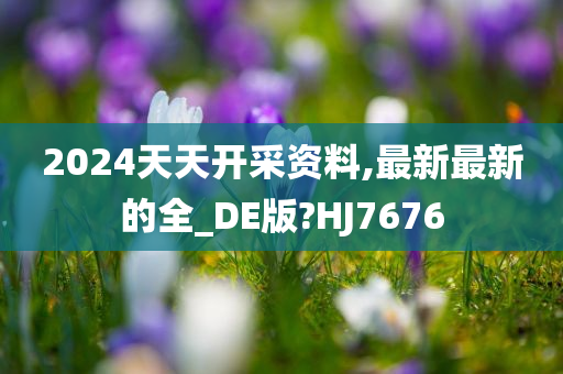 2024天天开采资料,最新最新的全_DE版?HJ7676