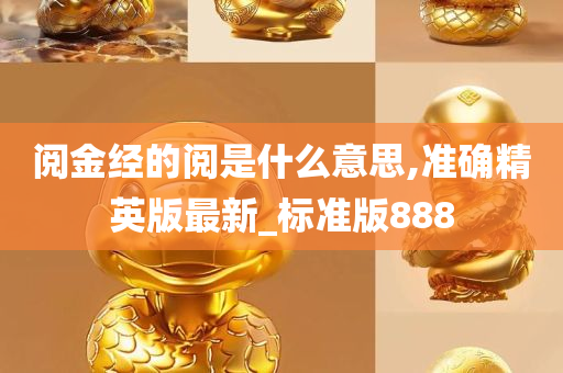 阅金经的阅是什么意思,准确精英版最新_标准版888