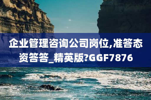 企业管理咨询公司岗位,准答态资答答_精英版?GGF7876