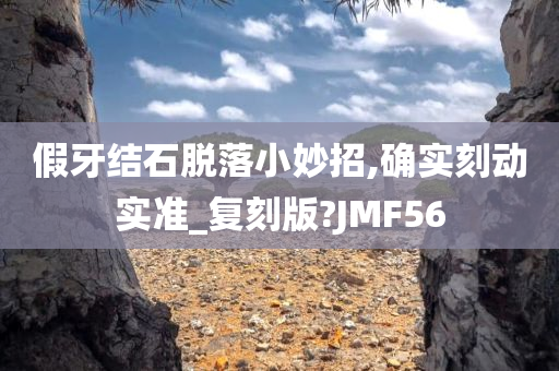 假牙结石脱落小妙招,确实刻动实准_复刻版?JMF56