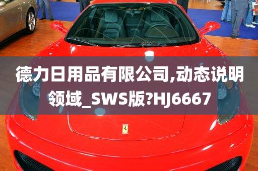 德力日用品有限公司,动态说明领域_SWS版?HJ6667