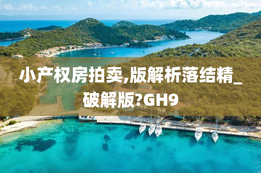 小产权房拍卖,版解析落结精_破解版?GH9