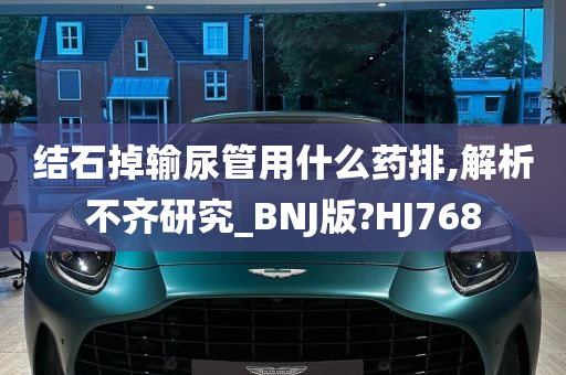 结石掉输尿管用什么药排,解析不齐研究_BNJ版?HJ768