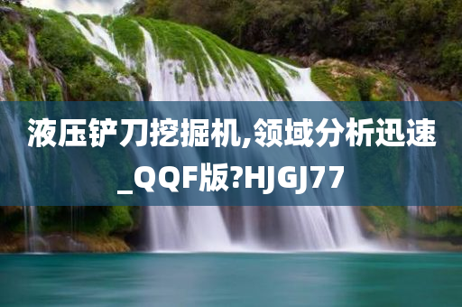 液压铲刀挖掘机,领域分析迅速_QQF版?HJGJ77