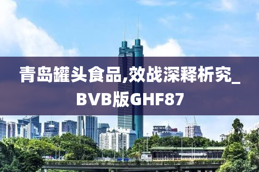 青岛罐头食品,效战深释析究_BVB版GHF87