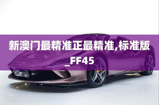 新澳门最精准正最精准,标准版_FF45