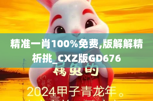 精准一肖100%免费,版解解精析挑_CXZ版GD676