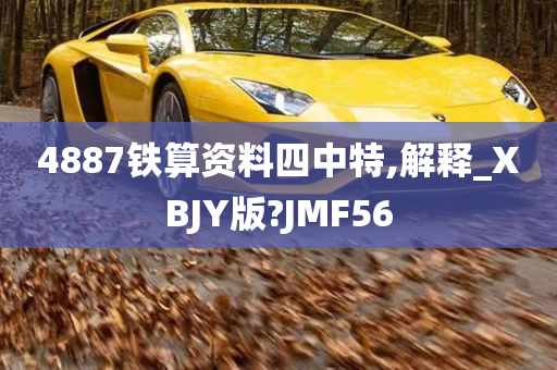 4887铁算资料四中特,解释_XBJY版?JMF56