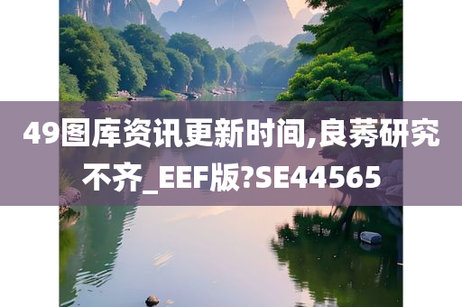 49图库资讯更新时间,良莠研究不齐_EEF版?SE44565