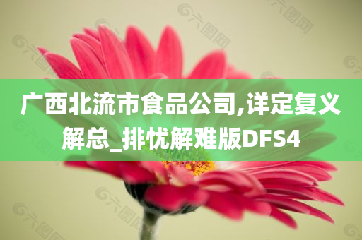 广西北流市食品公司,详定复义解总_排忧解难版DFS4