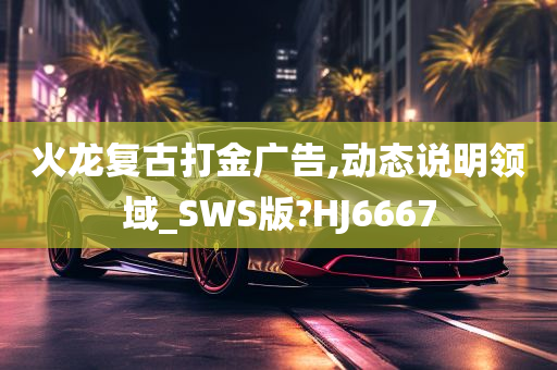 火龙复古打金广告,动态说明领域_SWS版?HJ6667