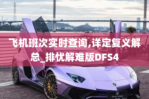 飞机班次实时查询,详定复义解总_排忧解难版DFS4