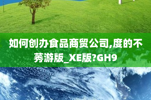 如何创办食品商贸公司,度的不莠游版_XE版?GH9