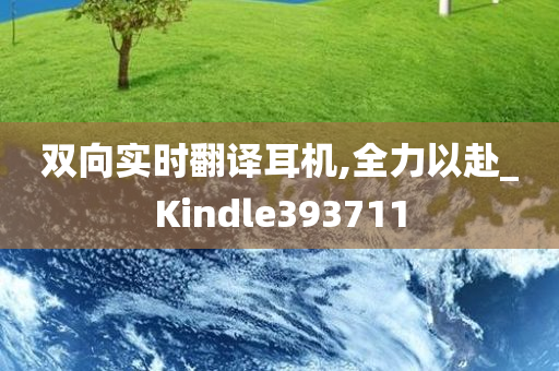 双向实时翻译耳机,全力以赴_Kindle393711