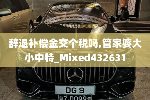 辞退补偿金交个税吗,管家婆大小中特_Mixed432631