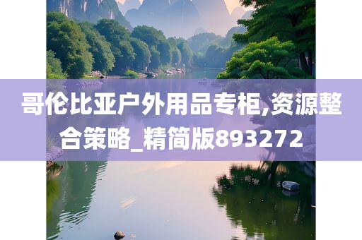 哥伦比亚户外用品专柜,资源整合策略_精简版893272