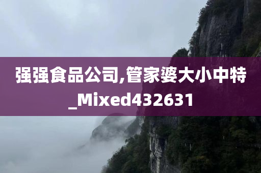 强强食品公司,管家婆大小中特_Mixed432631