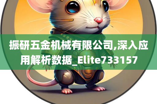 振研五金机械有限公司,深入应用解析数据_Elite733157