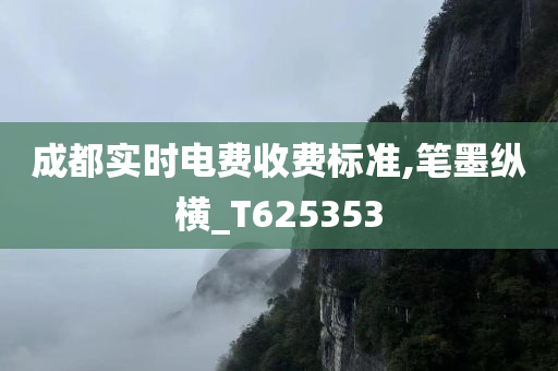 成都实时电费收费标准,笔墨纵横_T625353