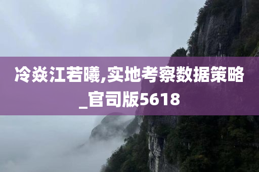 冷焱江若曦,实地考察数据策略_官司版5618