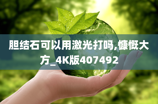 胆结石可以用激光打吗,慷慨大方_4K版407492