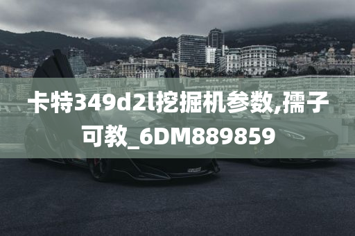 卡特349d2l挖掘机参数,孺子可教_6DM889859