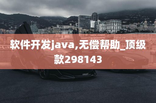 软件开发java,无偿帮助_顶级款298143