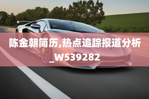 陈金朝简历,热点追踪报道分析_W539282