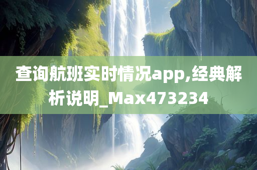 查询航班实时情况app,经典解析说明_Max473234