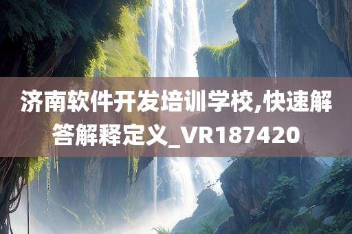 济南软件开发培训学校,快速解答解释定义_VR187420