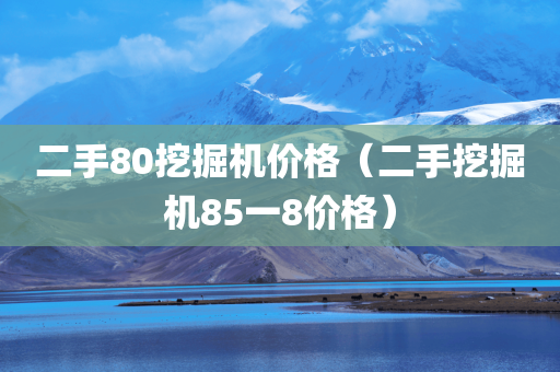 二手80挖掘机价格（二手挖掘机85一8价格）