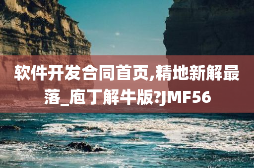 软件开发合同首页,精地新解最落_庖丁解牛版?JMF56